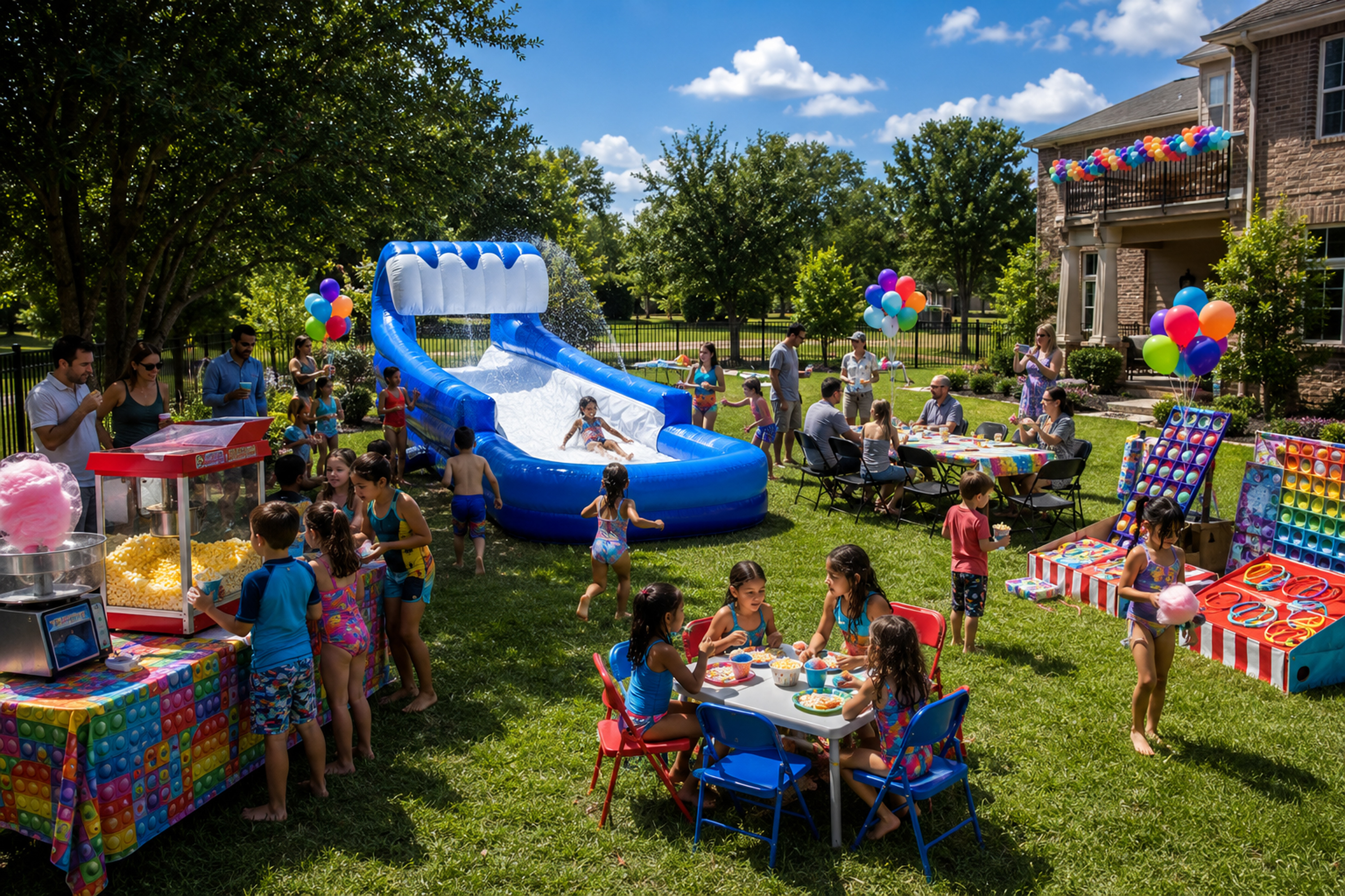 Wild Slip and Slide Inflatable Rentals
